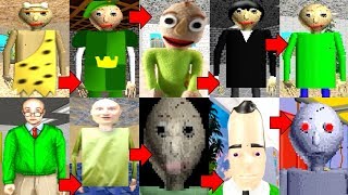 Evolution of Baldi in Baldis Basics 2019 [upl. by Annaer]