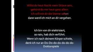 Alex C Feat Yass  Doktorspiele Lyrics [upl. by Aicatsue]