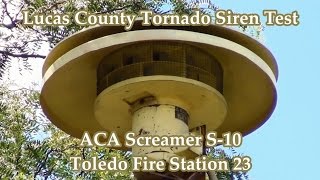 Toledo OH ACA Screamer Siren Test 8715 [upl. by Aipotu691]