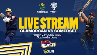 🔴 Glamorgan v Somerset  Vitality Blast [upl. by Kiernan]