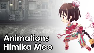 Himika Mao  Battle Animations [upl. by Noicpesnoc]