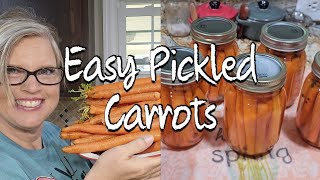 Easy Pickled Carrots  A Beginners Guide to Canning [upl. by Deni]