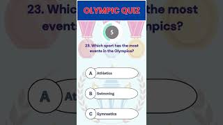 Olympic quiz  Olympic related gk questions  Olympic Question Answers quiz trending viralshort [upl. by Rothberg]