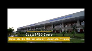 THE NEW INTEGRATED TERMINAL BUILDING  AGARTALA AIRPORT NORTHEAST DEVELOPEMNT  AAI [upl. by Nylakcaj900]