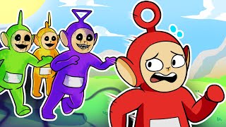 ESCAPE FROM HUNGRY TUBBIES  Po Plays Hungry Tubbies Roblox [upl. by Aelc318]