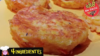 Tenés papa y zanahoria CENA FACIL Y RAPIDA CON 4 INGREDIENTES Deliciosa Barata Sin glutenSin horno [upl. by Damal]