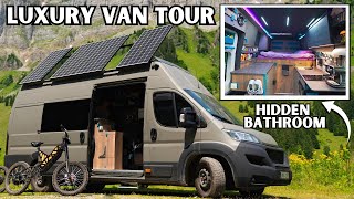 Inside the Most FUTURISTIC Campervan  DIY Van Tour [upl. by Hedda]