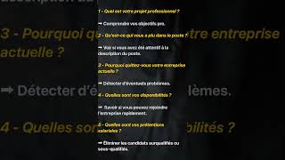 5 questions fréquentes en entretien RH [upl. by Yeslek]