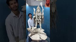 Jai Mahakali🔱❤️  How to make Kali idols KaliMata MakingKalimata claykaliidol SBaniksArt [upl. by Mcmullan]