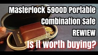 Master Lock 5900D Portable Combination Safe Review Is it worth buying [upl. by Wynnie]