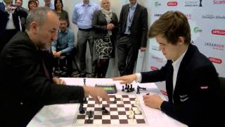 Magnus Carlsen with 30 seconds VS Manager Agdestein with 3 minutes [upl. by Burget]