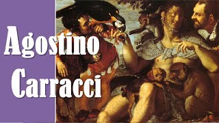 Agostino Carracci  A collection of 59 Paintings HD Baroque [upl. by Ahcirt929]