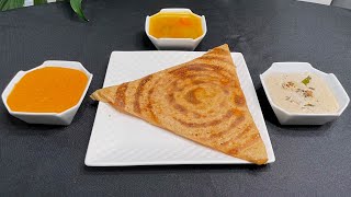 Crispy Jowar Dosa  Sorghum Dosa  Jonna Dosa [upl. by Eseerehs]