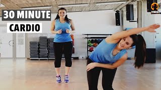 30Minute Cardio Workout to Burn Belly Fat Fast  Ab Fat Blasting Routine [upl. by Zul]