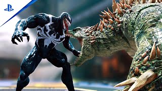 Marvels SpiderMan 2 NG Peter Attains The Power Of Venom vs Lizard Full Battle [upl. by Ebeohp]