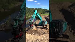 Riverside Renaissance Kobelco SK210LC11 Reshaping Ettrick Waters Edge in Scotland 🚜🌿 [upl. by Geaghan]