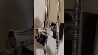 shower head set with slide bar installation video 9 [upl. by Ardnait]