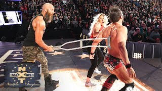 Tommaso Ciampa attacks Johnny Gargano with a crutch from behind NXT TakeOver Philadelphia [upl. by Stearns]