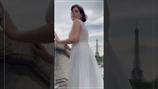 Curvy Bride in Paris in einem wunderschönen Brautkleid der Agnes Bridal Dream 2025 Kollektion [upl. by Fax]