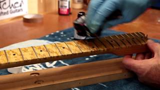 Hand Finishing a Guitar [upl. by Nalahs]