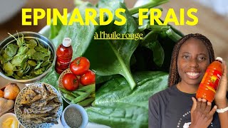 ÉPINARDS 8 MINUTES DE CUISSONRECETTE FACILE [upl. by Hulbert96]