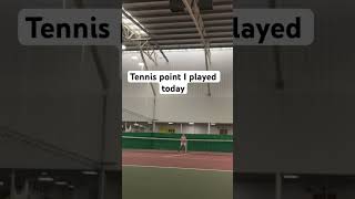 Tennis point I played today fyp tennis selfimprovement sport [upl. by Elsa163]