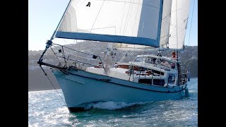 Herreshoff 40 Ketch Cruising Yacht  Walkthrough [upl. by Luht482]