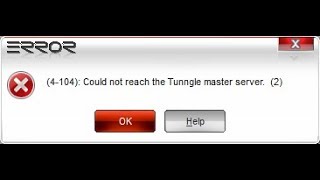 4104 tunngle could not reach the tunngle master server solved [upl. by Aicnarf932]