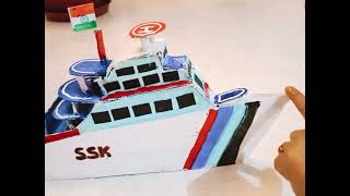 DIY ship model  How to make a ship model  Best out of waste  ShwetaKorade [upl. by Ymer]