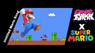 FNF Untitled Mario song [upl. by Etnad]