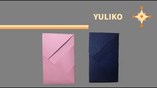 How to Make an Origami Letter Holder Sealed Envelope Document Folder in 1 Minute [upl. by Stevenson724]