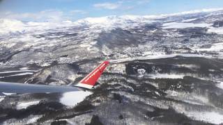 Norwegian Boeing 737 Taking Off from Bardufoss Air Station RNAF [upl. by Ttej206]