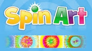 Nick Junior Game  Spin Art  Nick Jr Creative Games [upl. by Kenwrick]