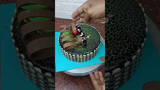 chocolate mirror glaze cake decorating youtubeshorts shorts viral chocolatecake [upl. by Anilyx]