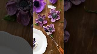 앙금플라워 아네모네 색감 anemone flower color 앙금플라워 color anemone frosting [upl. by Kristel]