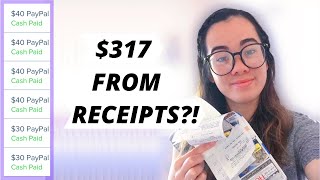 HOW I MADE 317 FROM SCANNING RECEIPTS  Top 3 Receipt Apps to Make Money [upl. by Dulla85]