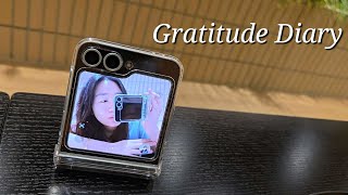 Gratitude Diary  New Galaxy Z Flip 6 trusting in God [upl. by Hsetirp]