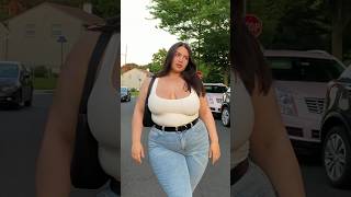 Rachel Stone  Tall Plus Size Curvy Model  Bio shorts [upl. by Zerelda]