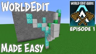 Minecraft WorldEdit Guide  Minecraft Novice to Minecraft Pro  Ep01 [upl. by Sug]