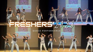 Our Dance Performance  IPCW Delhi University Freshers 2023 [upl. by Nickolai11]