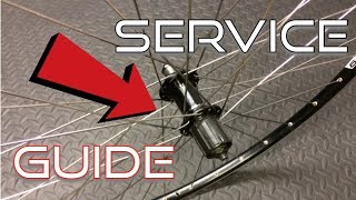 How To Service Shimano Ball Bearing Rear Hub  Service A Shimano Hub [upl. by Giannini]