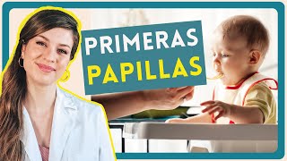 Alimentación Complementaria del Bebé con PAPILLAS o TRITURADOS 🍵 Empezar a comer a los 6 meses [upl. by Gearard]