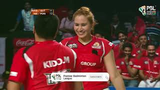 Ashwini Ponnappa vs Jwala Gutta badminton badmintondoubles sports badmintonlovers shorts [upl. by Nerek]