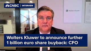 Wolters Kluwer to announce further 1 billion euro share buyback CFO says [upl. by Vogele]