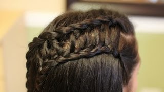 Ladder Braid Hair Tutorial [upl. by Kriste64]