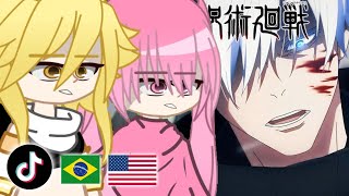 💙🤞🏻👊🏻Akame Ga Kill React 🎧♪ Satoru Gojo  Tik Toks 🇧🇷🇺🇲  Jujutsu Kaisen PT1 067 💙🤞🏻👊🏻 [upl. by Edmonda35]