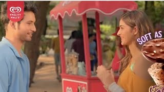 Ananya Pandey amp Rohit Saraf Advertisement Cornetto Chokissino [upl. by Ahsinam]