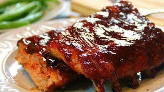 Delicious Oven Baked Pork Ribs  Fall off the BONE [upl. by Lleznod]