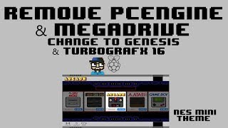 EMULATIONSTATION CHANGE PCENGINE TO TURBOGRAFX  MEGADRIVE TO GENESIS [upl. by Atined]