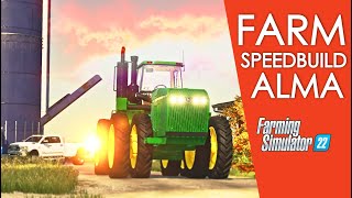 Farm Build amp Tour  Alma Missouri fs22 speedbuild [upl. by Ateval771]